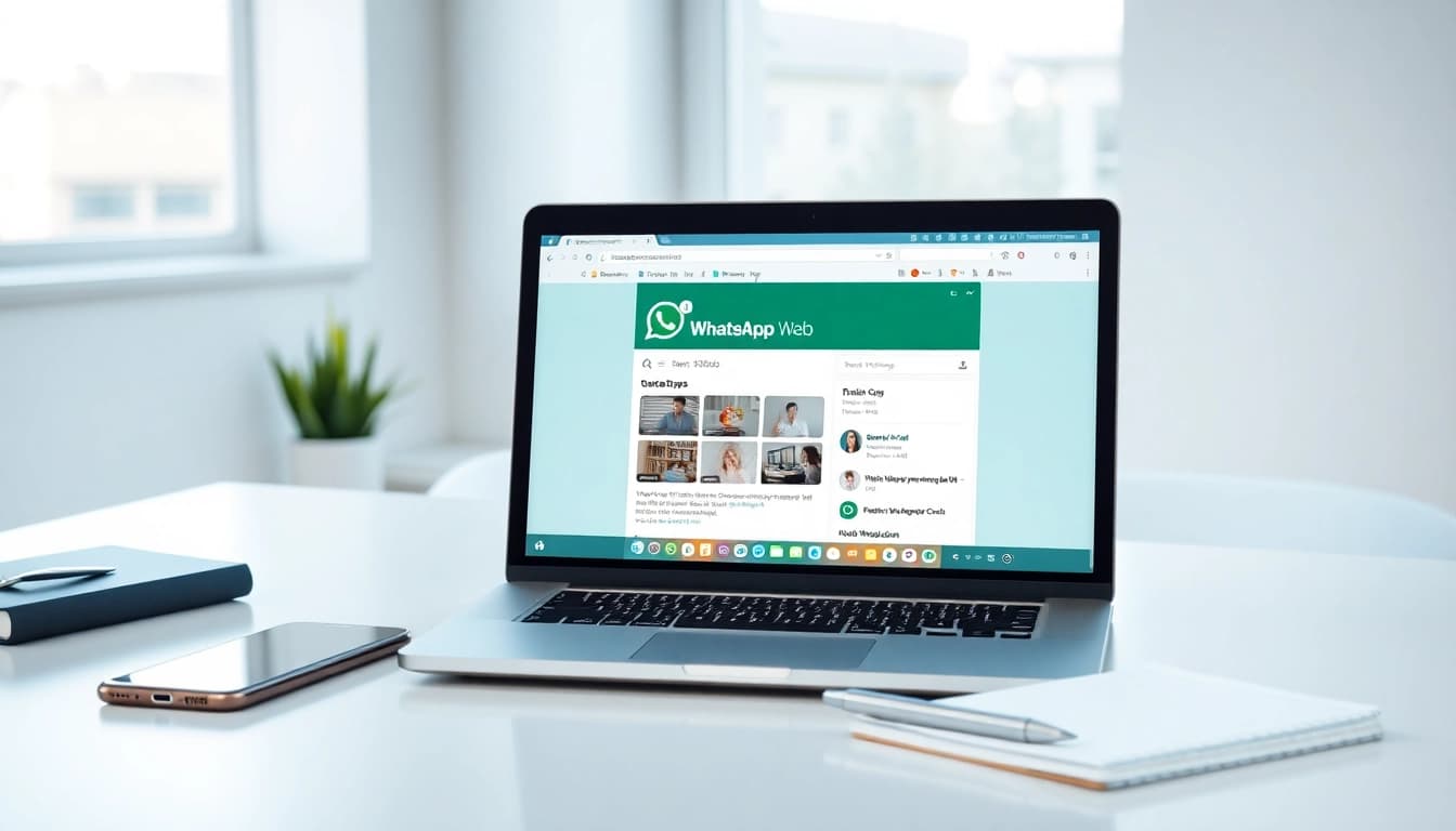 在笔记本上通过 WhatsApp Web 与 快连VPN 实现高效通信的设置