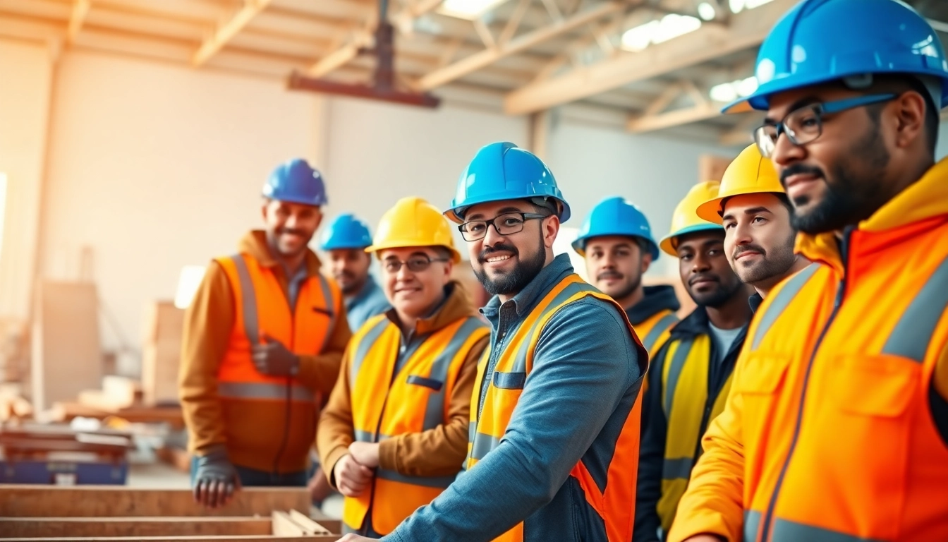Apprentices engage in hands-on activities during a contractor apprenticeship, showcasing teamwork and skill development.