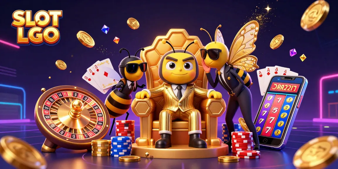 Experience thrilling gameplay with SLOT LGO featuring vibrant characters and dynamic casino elements.