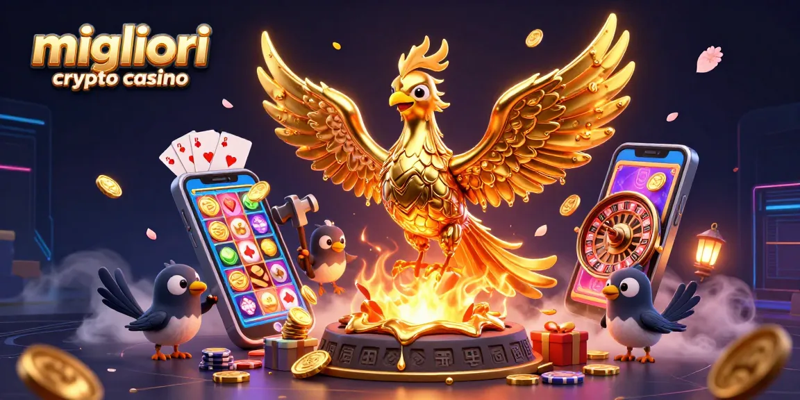 Migliori crypto casino: gioca con il fenice dorato e immergiti in giochi avvincenti.
