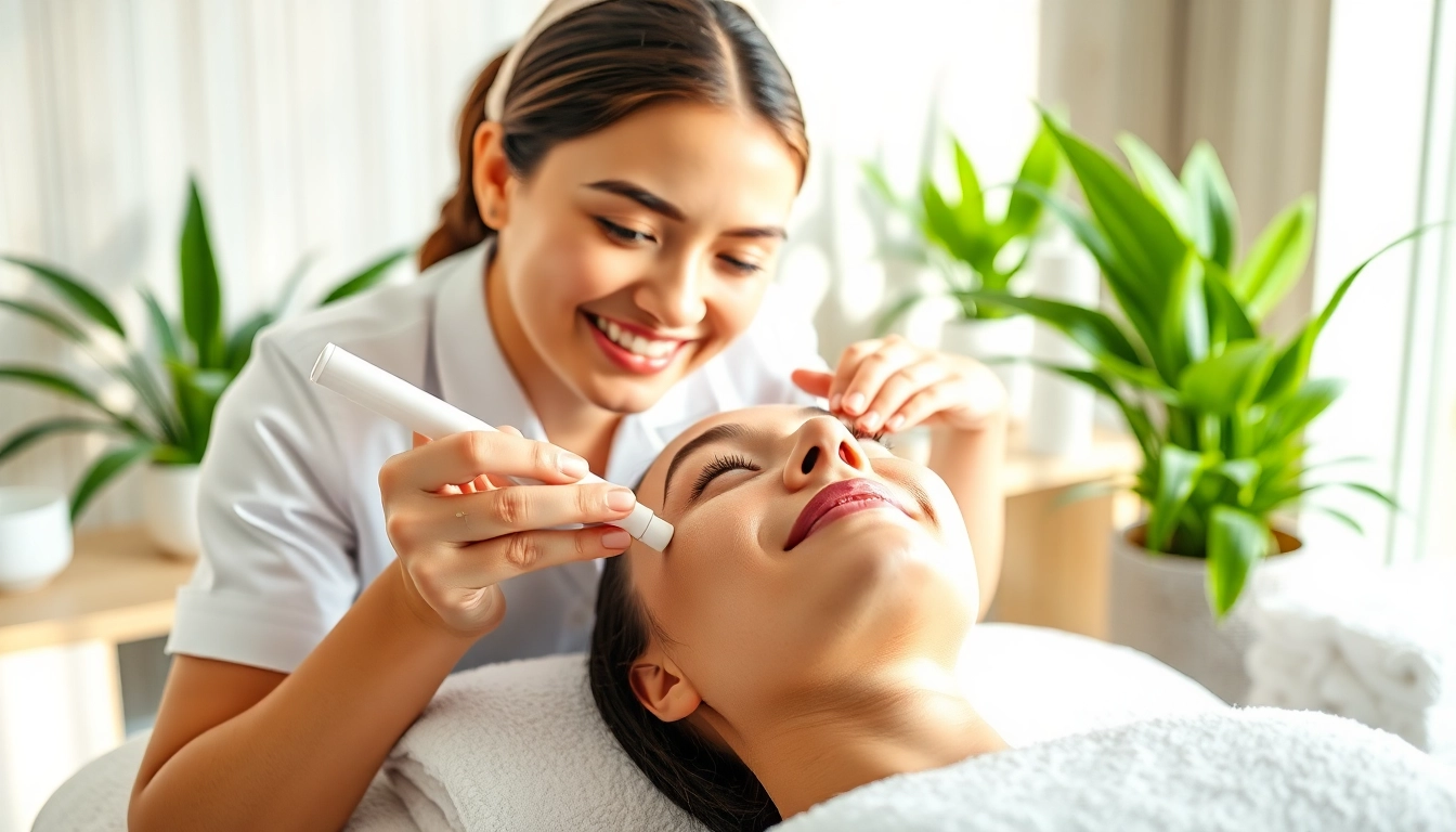 Experience luxurious skincare from the best esthetician in Forest Hills during a facial treatment.