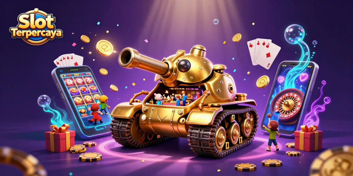 Experience vibrant gaming excitement with Slot Terpercaya, featuring mini casino and dynamic elements.