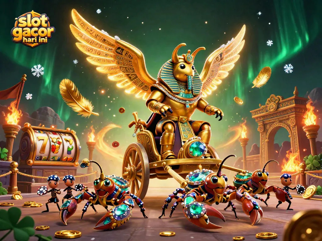Experience thrilling action with slot gacor hari ini amid a vibrant casino adventure scene.