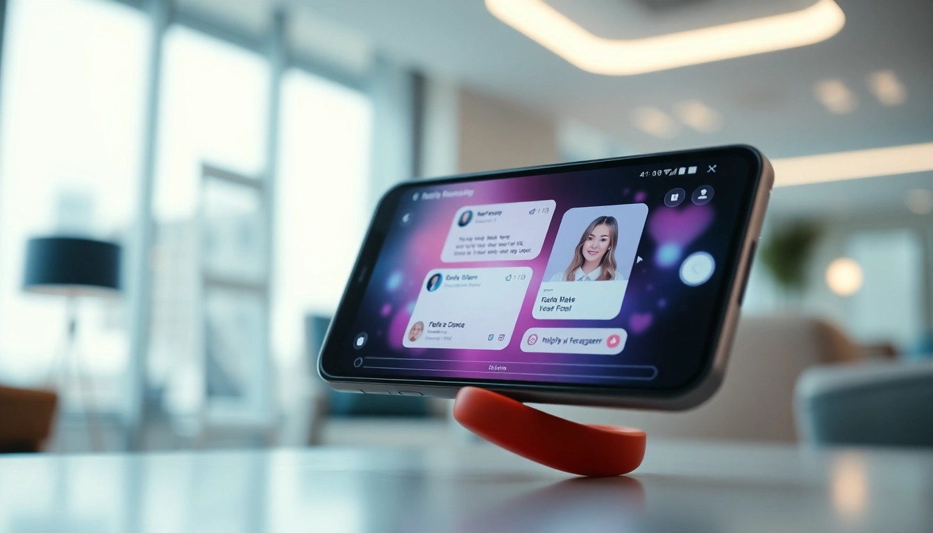Engaging digital chat conversation showcasing ai sex chat interaction on a smartphone.