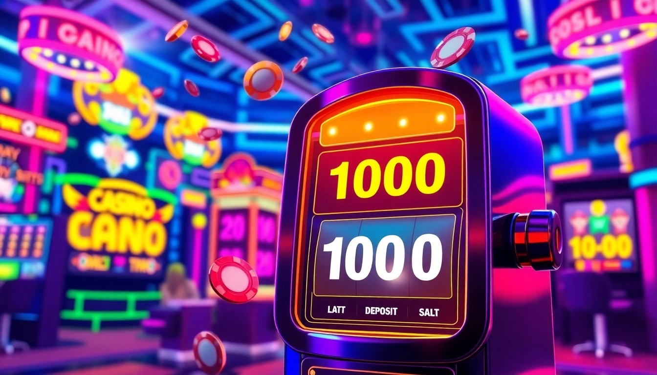 Menangkan slot depo 1000 di suasana kasino online yang meriah dan penuh warna.
