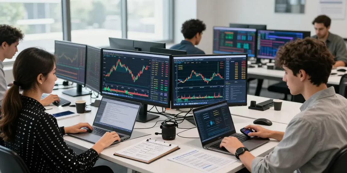 Traders engaging on the XXKK Crypto Exchange in a modern trading environment focused on cryptocurrency.