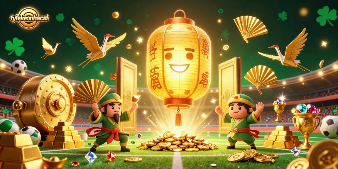 Engage in thrilling sports betting adventures with tylekeonhacai at this vibrant 3D digital casino scene.