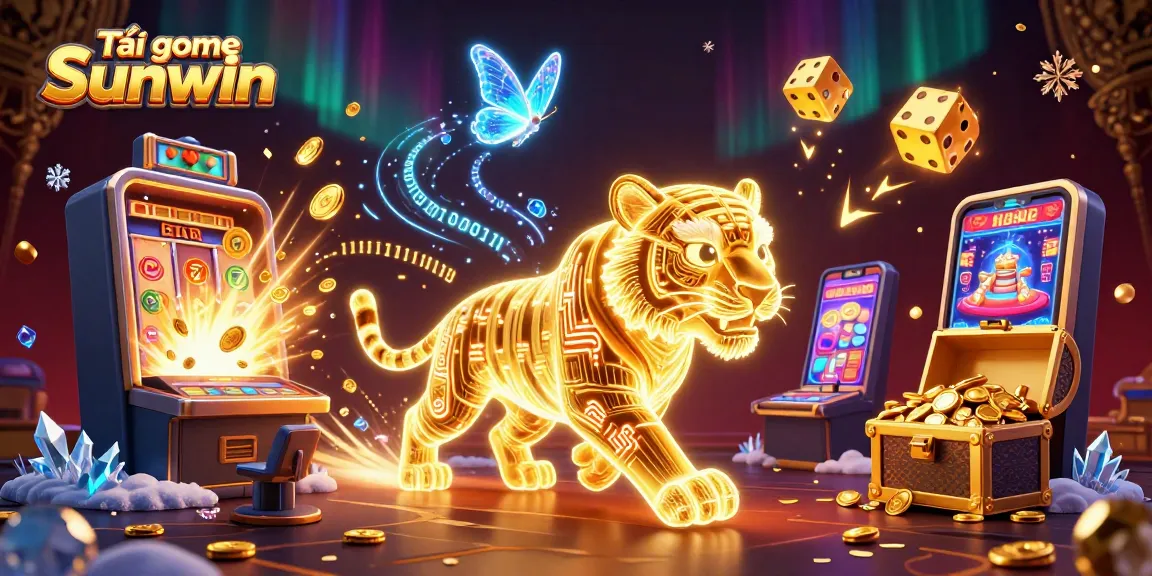 Experience thrilling gameplay as you tải game Sunwin with a vibrant digital casino landscape.