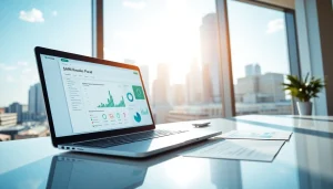 Enhance your reach with the smm reseller panel showcased in a modern workspace.