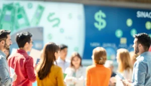 카드깡의 위험성과 방법을 설명하는 전문가들 간의 대화 장면입니다.