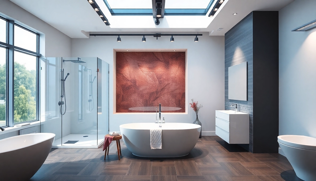 Entdecken Sie die hochwertigen Produkte von sonni sanitär GmbH in einem modernen Bad-Showroom.