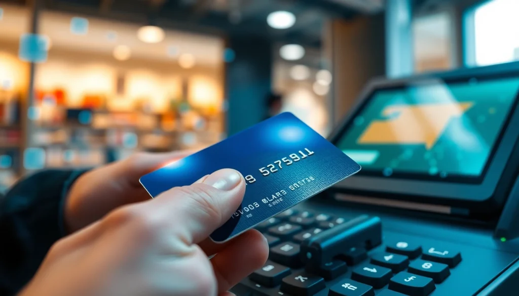 카드깡 관련 현금 인출 방법을 나타내는 신용카드 사용 장면