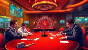 Experience thrilling poker action at ev88 with vibrant tables, chips, and high-stakes excitement.