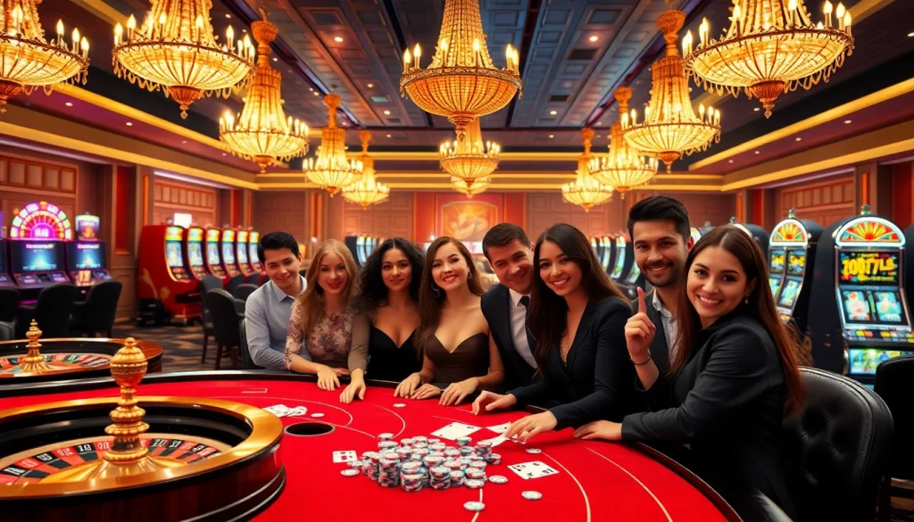 Engaging players at a poker table showcasing xin88hv.club's luxurious casino experience.
