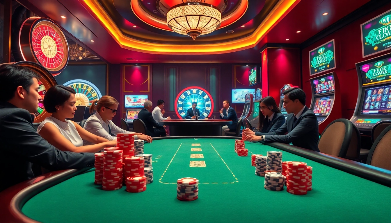 Engaging players in a luxurious casino setting while enjoying a hentai game on screen.