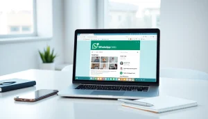 在笔记本上通过 WhatsApp Web 与 快连VPN 实现高效通信的设置