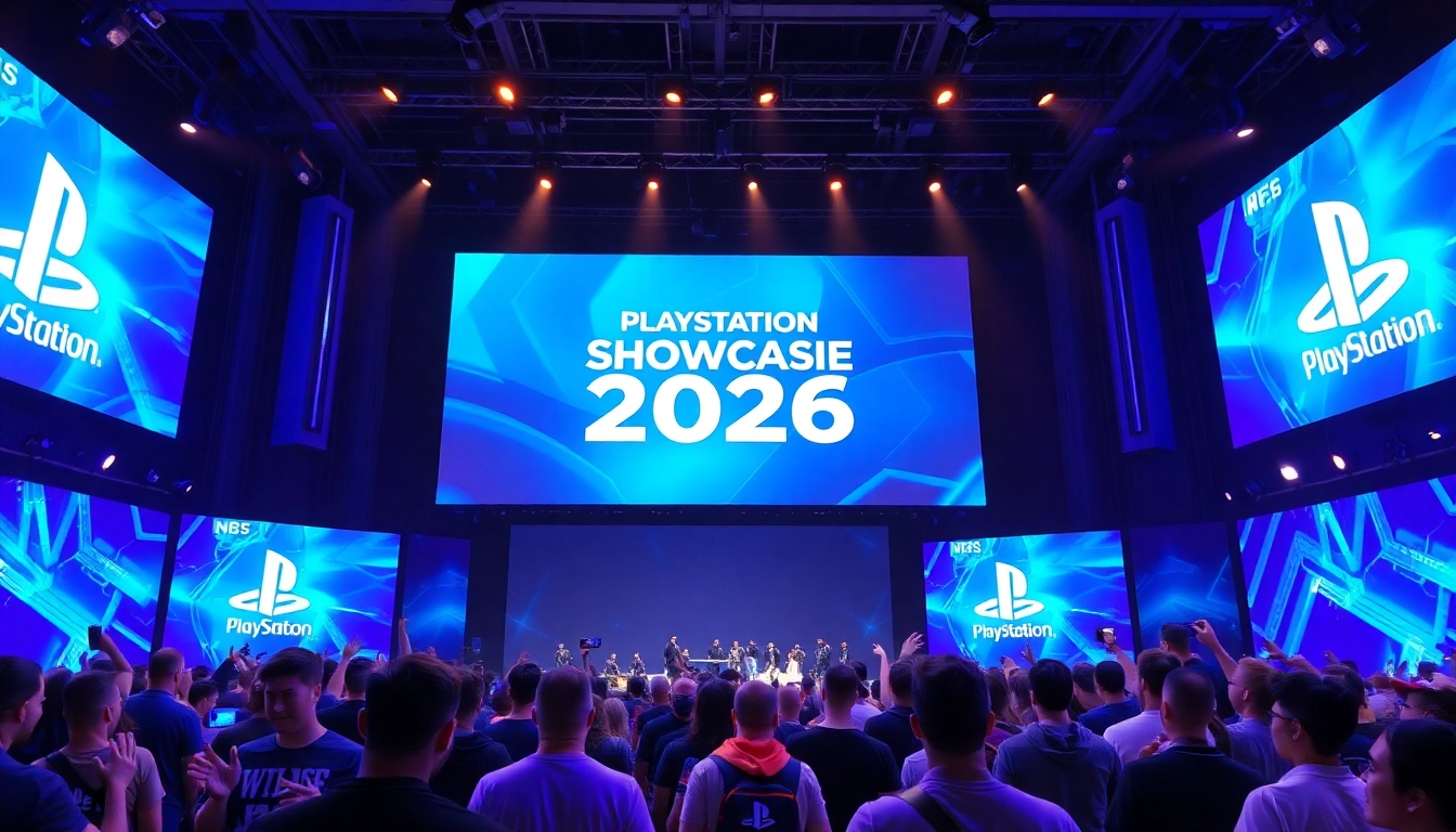 Catch stunning visuals from the PlayStation Showcase 2026 news displaying excitement and new games.