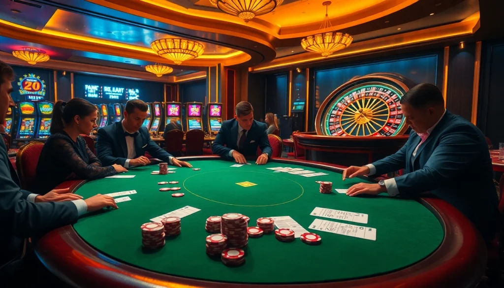 Experience high-stakes gameplay at i9bet2h.club with vibrant casino games and elegant poker tables.