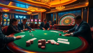 Experience high-stakes gameplay at i9bet2h.club with vibrant casino games and elegant poker tables.