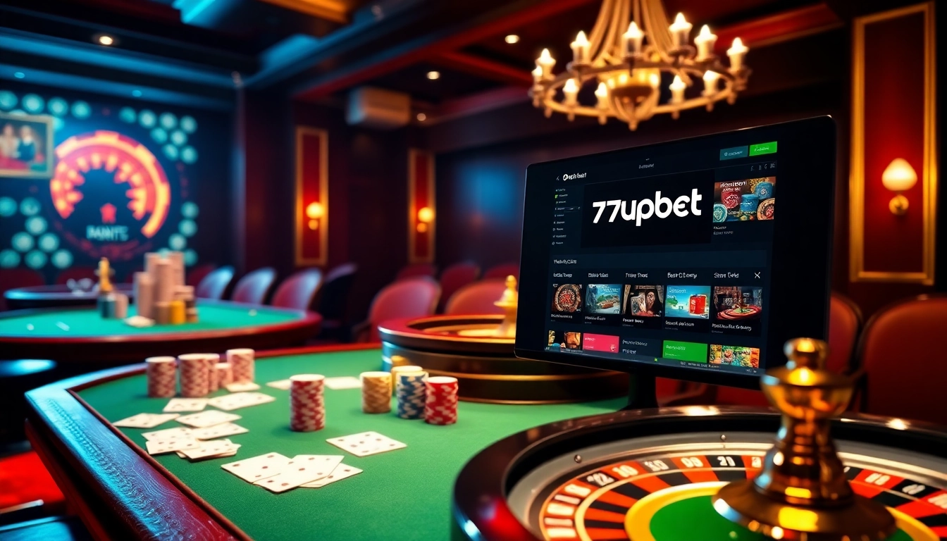 Experience exciting casino action with 7upbet's vibrant gambling games and betting options.