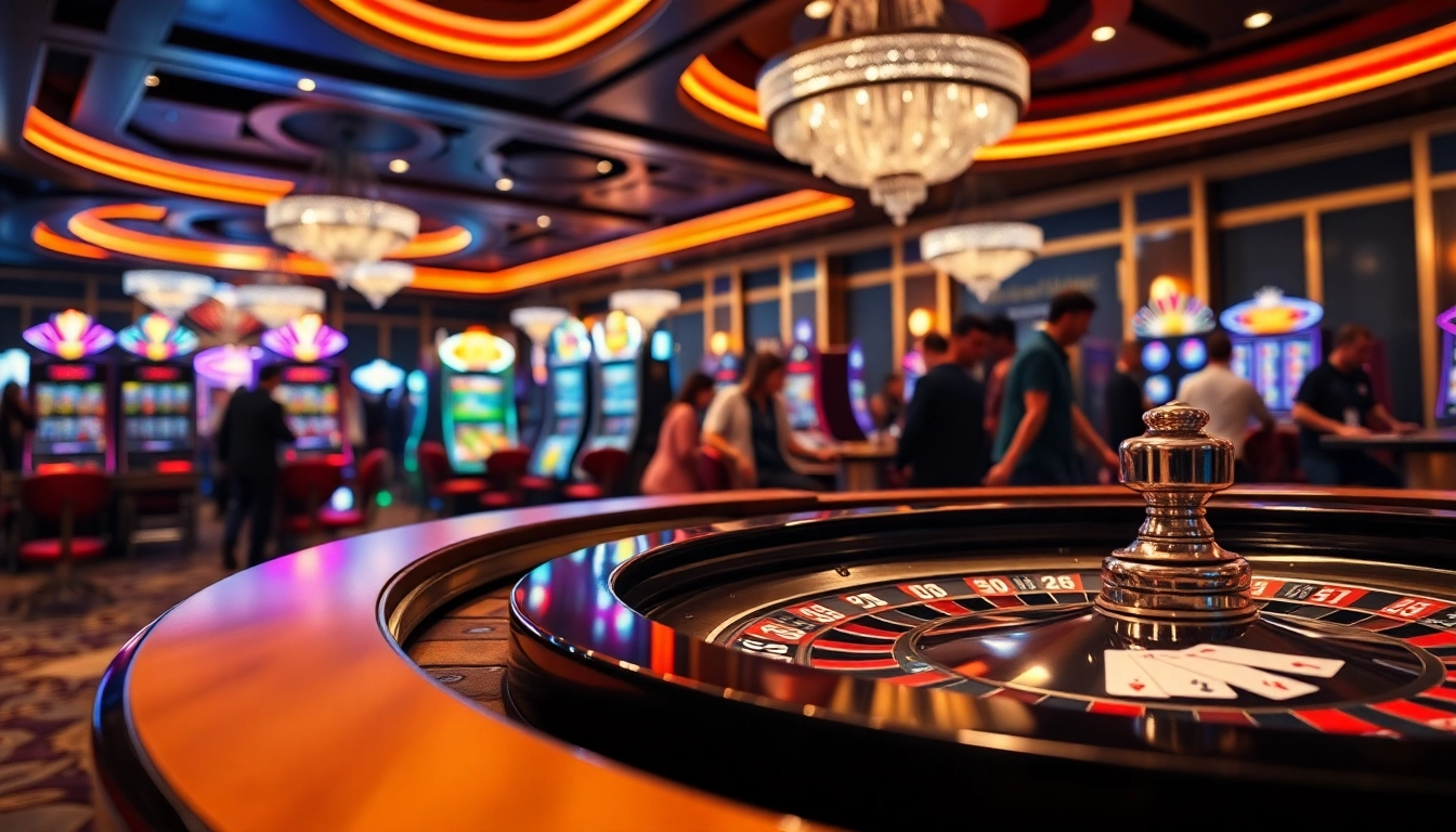 เล่นเกม PlayMe8 ในคาสิโนที่มีไฟสว่างและบรรยากาศที่มีพลัง